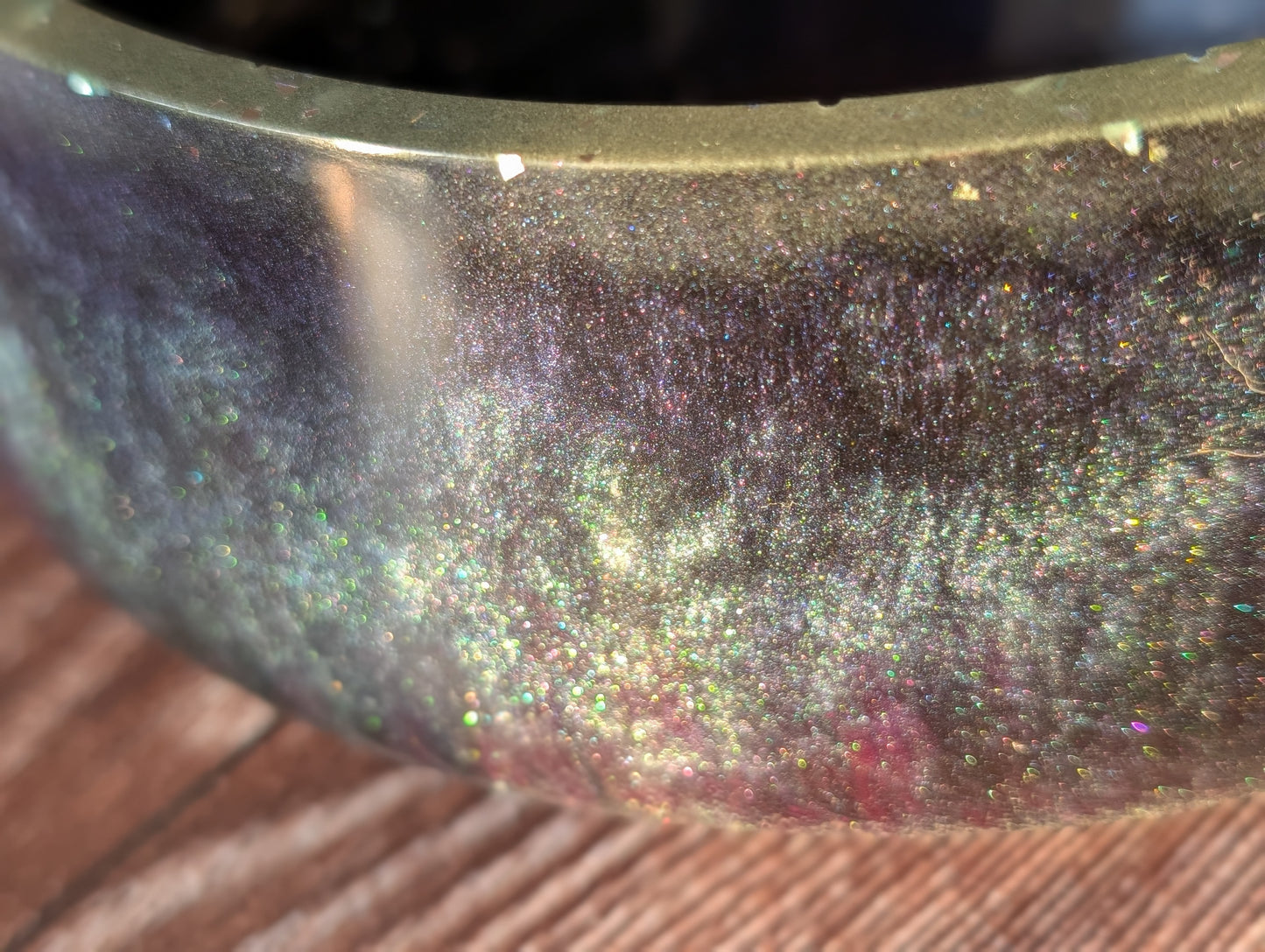 Deep Space Nebula Resin Bowl