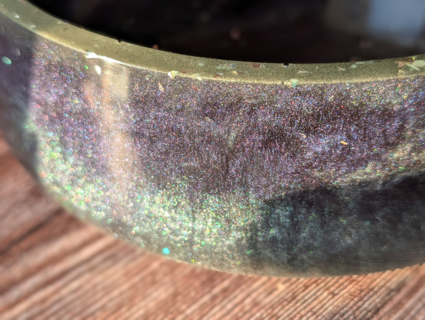Deep Space Nebula Resin Bowl