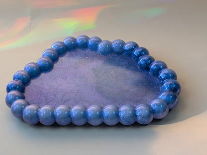 Cloud Resin Bubble Tray in Sky Blue