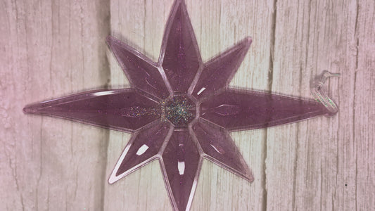 Handmade Chameleon Star Ornament – Frozen Berry