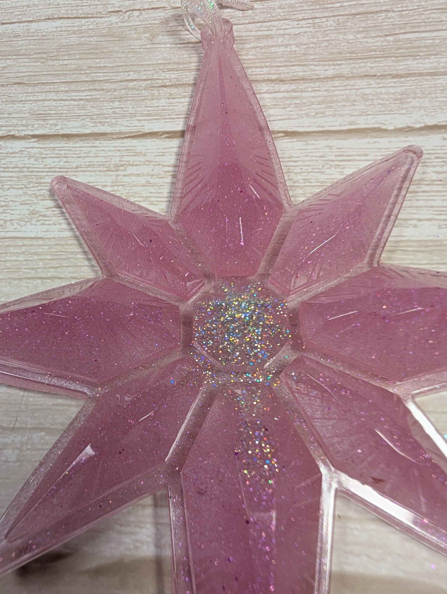 Handmade Chameleon Star Ornament – Frozen Berry