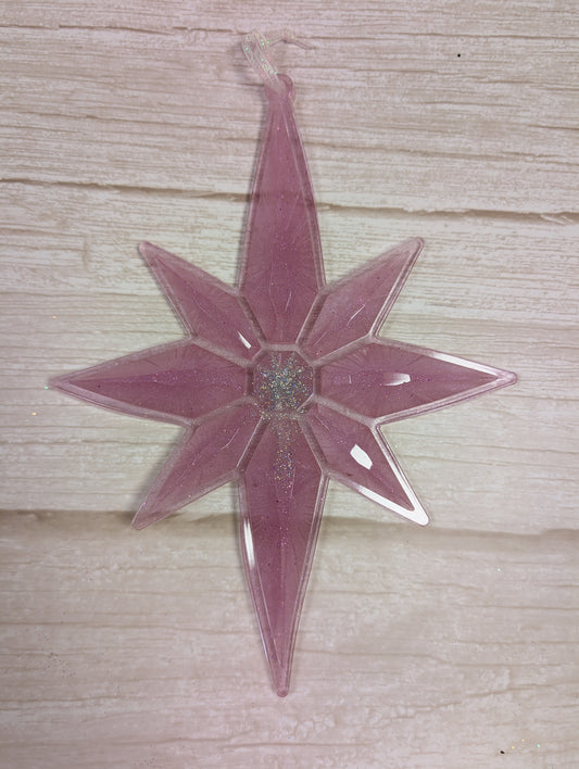 Handmade Chameleon Star Ornament – Frozen Berry