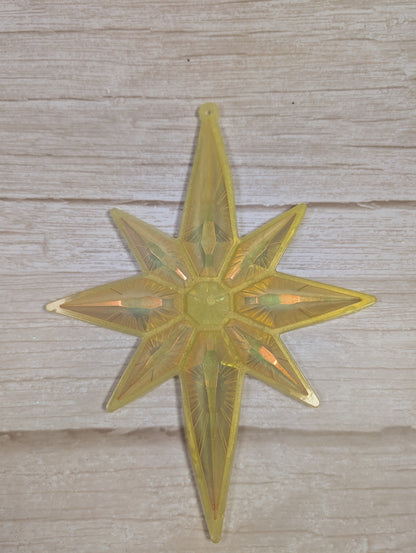 Handmade Chameleon Star Ornament – Solar Flare