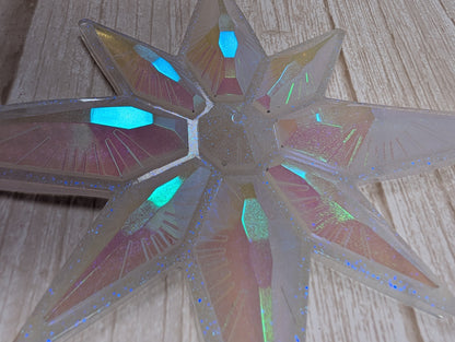 Handmade Chameleon Star Ornament – Ice Queen