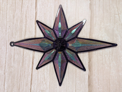 Handmade Chameleon Star Ornament – Space Witch