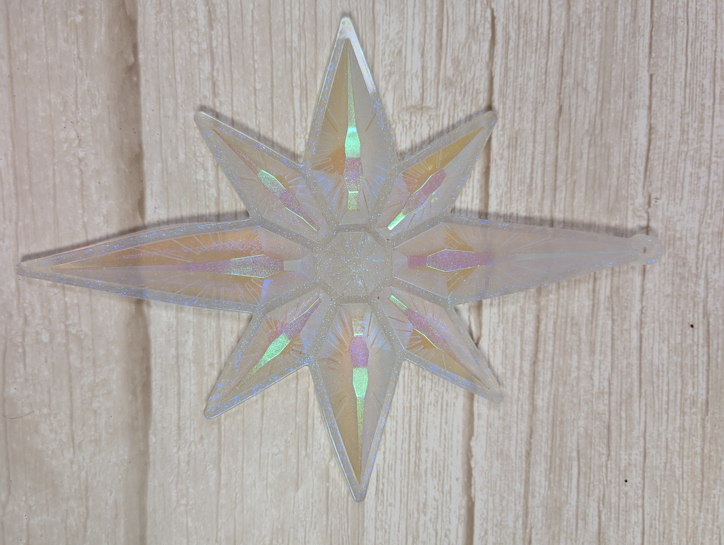 Handmade Chameleon Star Ornament – Ice Queen